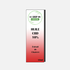 Huile CBD 10% - Le Shop Du Chanvre - Huile de Chanvre - Huile Olive