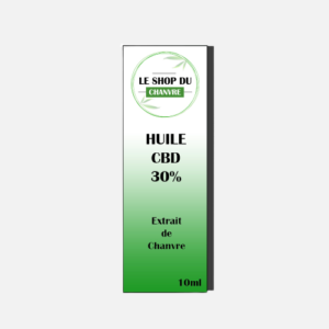 Huile CBD 30% - Le Shop Du Chanvre - Huile de Chanvre - Huile Olive