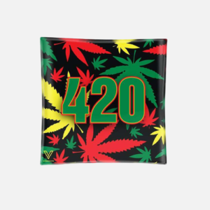 Cendrier en Verre - Rasta 420 - CBD Shop - Boutique CBD France - Chanvre - CBD pas cher