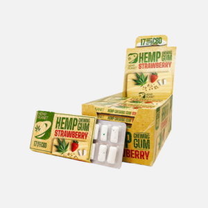 Chewing-Gum CBD - Parfum Fraise - CBD Shop - Boutique CBD France - Chanvre - CBD pas cher