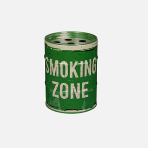 Cendrier Métal - Smoking Zone - CBD Shop - Boutique CBD France - Chanvre - CBD pas cher