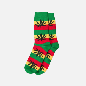 Chaussettes - Vert Jaune Rouge - CBD Shop - Boutique CBD France - CBD pas cher