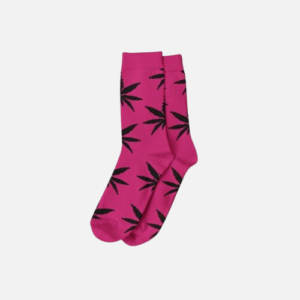 Chaussettes Rose et Noir - CBD Shop - Boutique CBD France - CBD pas cher