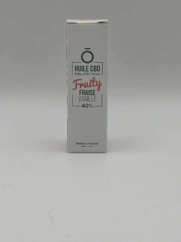 Huile Full Spectrum 40% Fraise-Vanille