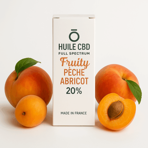 Huile Full Spectrum 20% Pêche - Abricot
