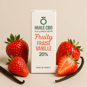 Huile Full Spectrum 20% Fraise - Vanille