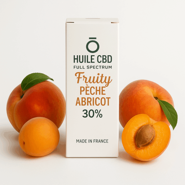 Huile Full Spectrum Pêche - Abricot 30%