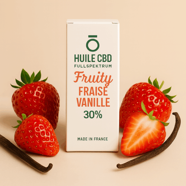 Huile Full Spectrum 30% Fraise-Vanille