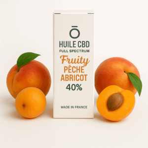 Huile Full Spectrum 40% Pêche-Abricot